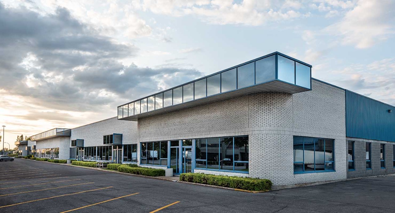 Small business building exterior